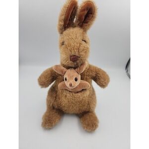 Vintage 1987 Gund Tillie Kangaroo Musical Wind Up Waltzing Matilda Plush